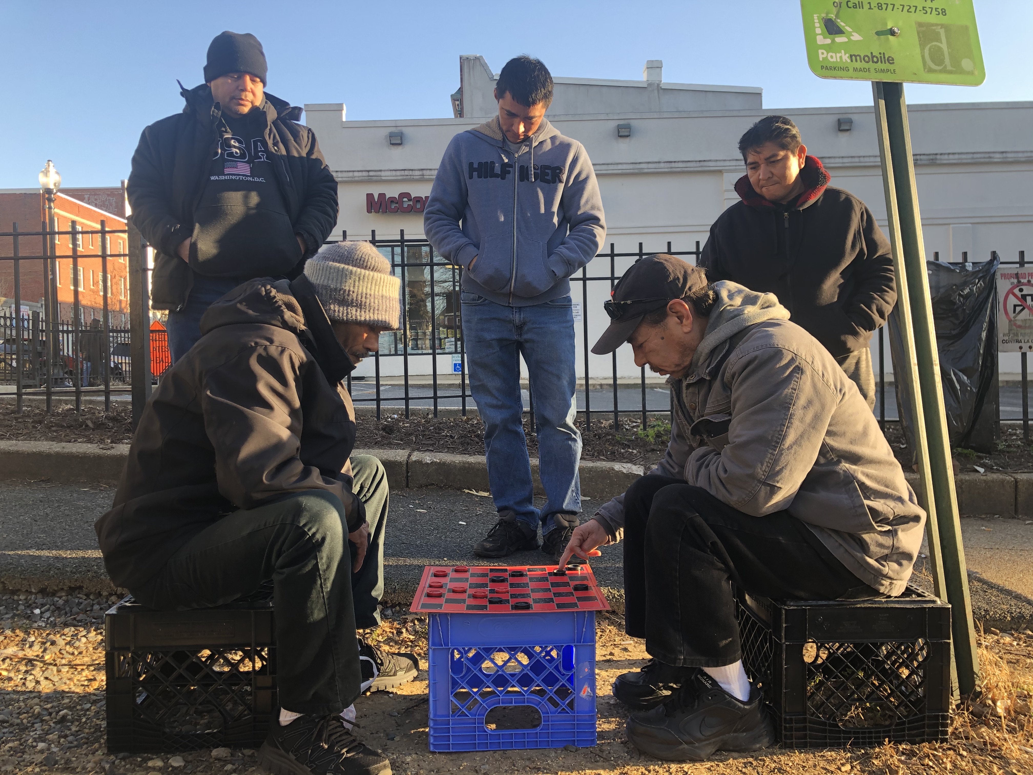 Checkers players in Mount Pleasant
